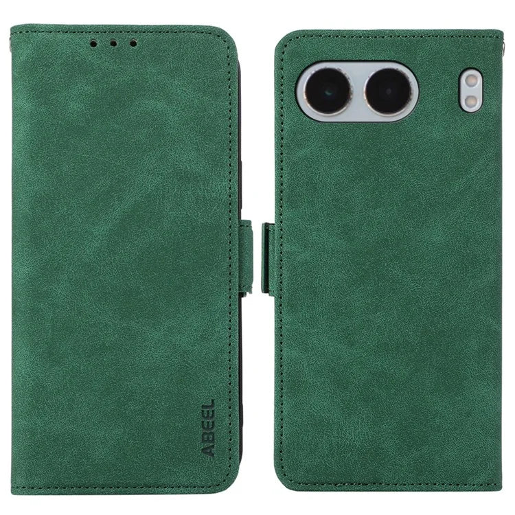 ABEEL For OnePlus Nord 4 Case PU Leather Folio Stand View RFID Blocking Phone Cover