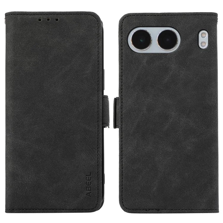 ABEEL For OnePlus Nord 4 Case PU Leather Folio Stand View RFID Blocking Phone Cover