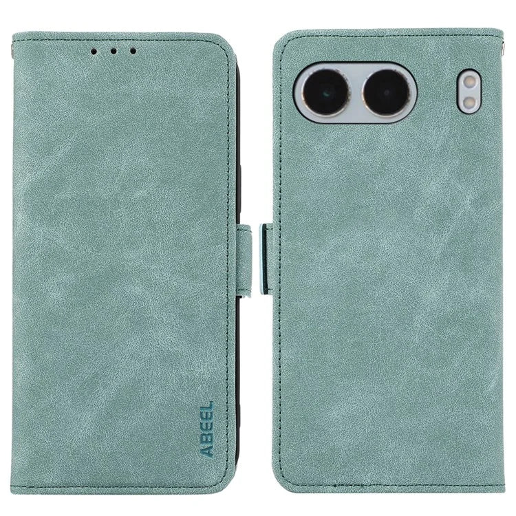 ABEEL For OnePlus Nord 4 Case PU Leather Folio Stand View RFID Blocking Phone Cover