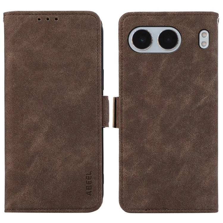 ABEEL For OnePlus Nord 4 Case PU Leather Folio Stand View RFID Blocking Phone Cover