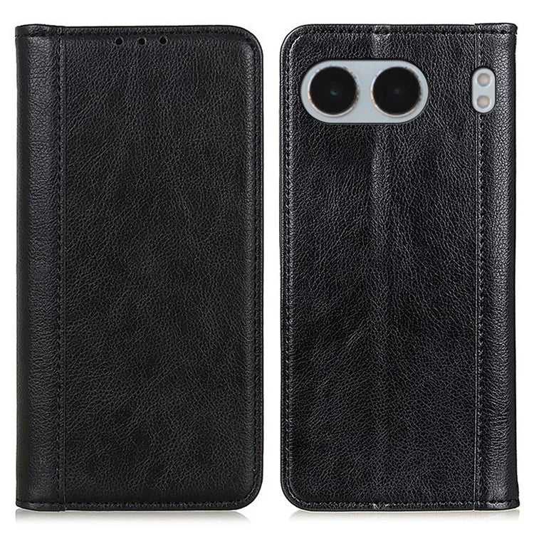For OnePlus Nord 4 Stand Case Split Leather Litchi Texture Wallet Phone Cover