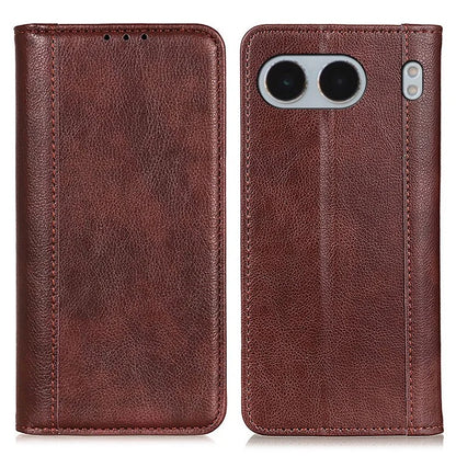 For OnePlus Nord 4 Stand Case Split Leather Litchi Texture Wallet Phone Cover