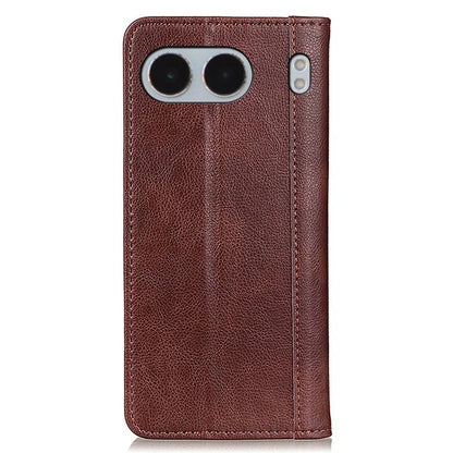 For OnePlus Nord 4 Stand Case Split Leather Litchi Texture Wallet Phone Cover
