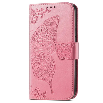 For Realme C63 4G Case PU Leather Wallet Phone Cover Butterfly Pattern