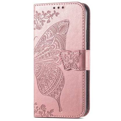 For Realme C63 4G Case PU Leather Wallet Phone Cover Butterfly Pattern