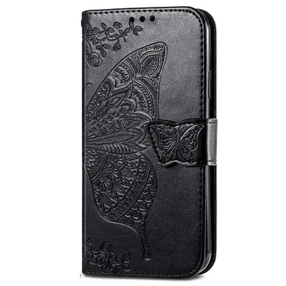 For Realme C63 4G Case PU Leather Wallet Phone Cover Butterfly Pattern
