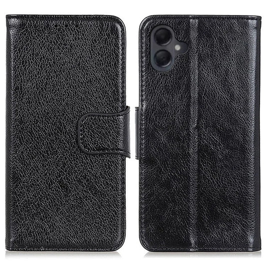 For Samsung Galaxy A06 Case Nappa Texture Split Leather Wallet Phone Cover