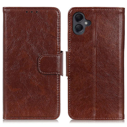 For Samsung Galaxy A06 Case Nappa Texture Split Leather Wallet Phone Cover
