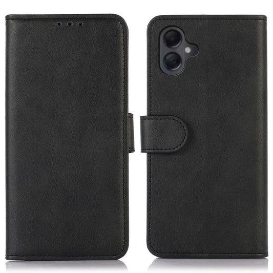 For Samsung Galaxy A06 Case Cowhide Texture Leather Wallet Phone Cover with Stand