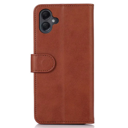 For Samsung Galaxy A06 Case Cowhide Texture Leather Wallet Phone Cover with Stand