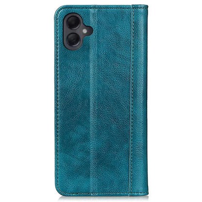 For Samsung Galaxy A06 Stand Case Split Leather Litchi Texture Wallet Phone Cover