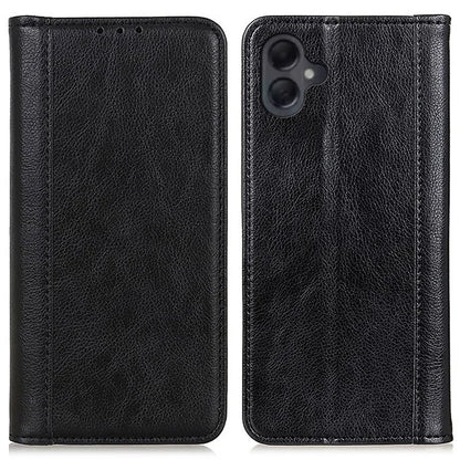 For Samsung Galaxy A06 Stand Case Split Leather Litchi Texture Wallet Phone Cover
