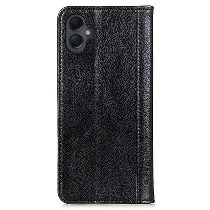 For Samsung Galaxy A06 Stand Case Split Leather Litchi Texture Wallet Phone Cover