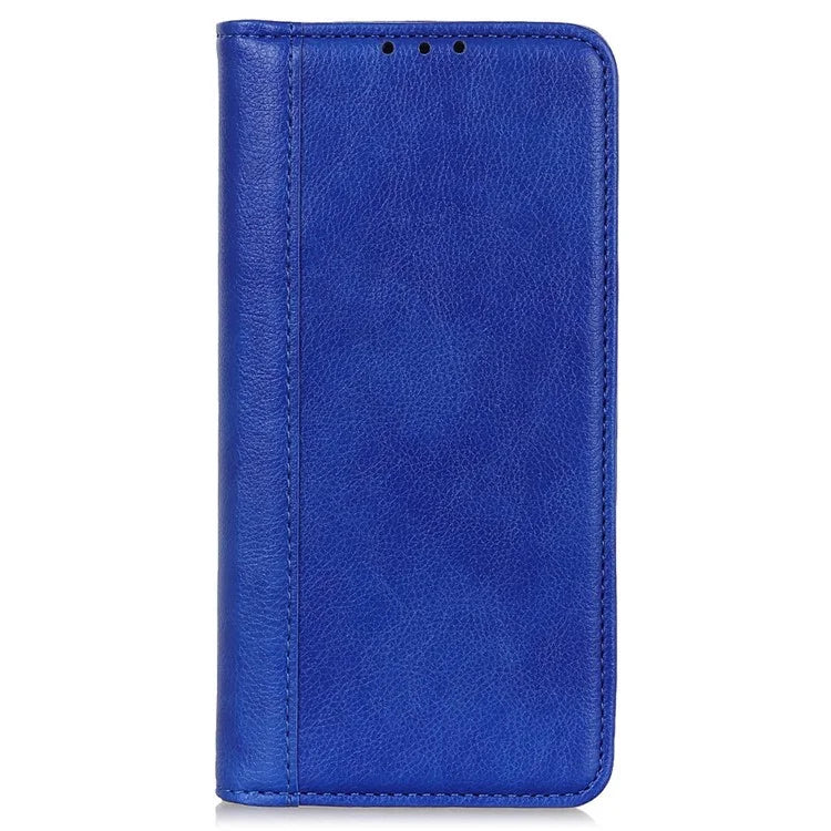 For Samsung Galaxy A06 Stand Case Split Leather Litchi Texture Wallet Phone Cover