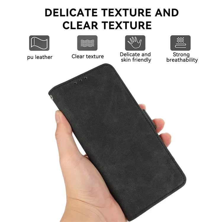 ABEEL For Samsung Galaxy A06 Case PU Leather Folio Stand View RFID Blocking Phone Cover