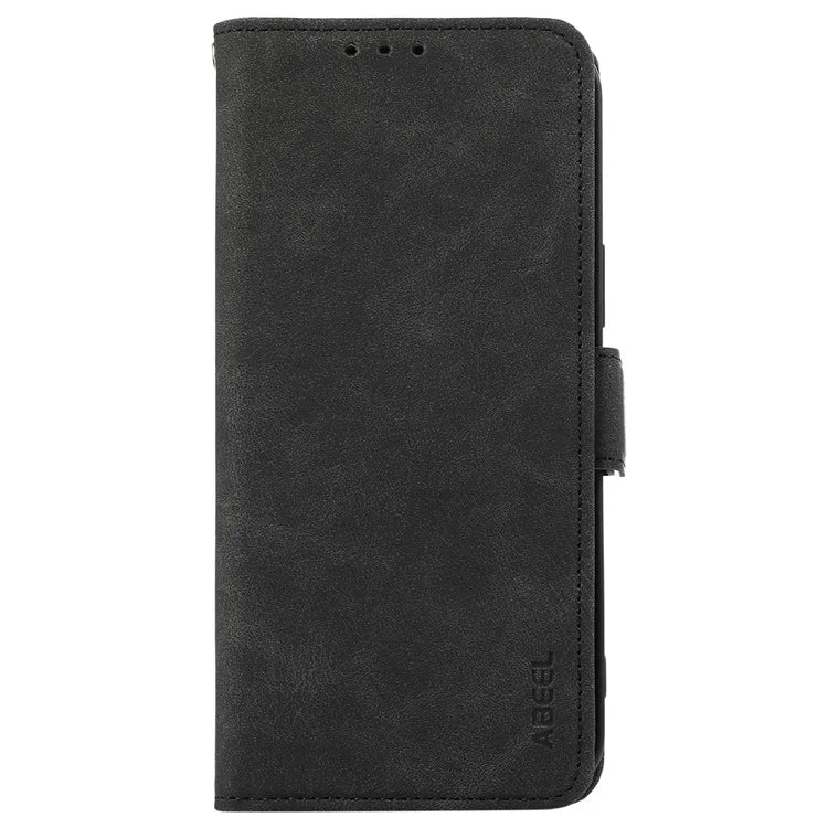 ABEEL For Samsung Galaxy A06 Case PU Leather Folio Stand View RFID Blocking Phone Cover