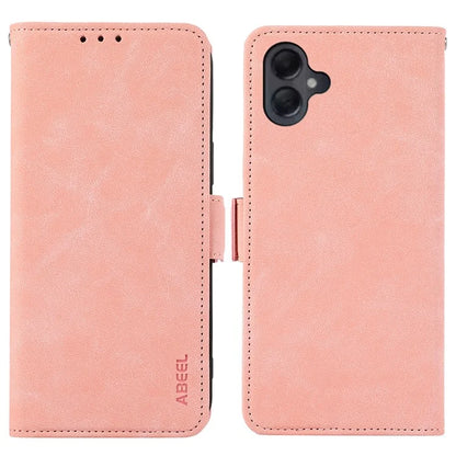 ABEEL For Samsung Galaxy A06 Case PU Leather Folio Stand View RFID Blocking Phone Cover