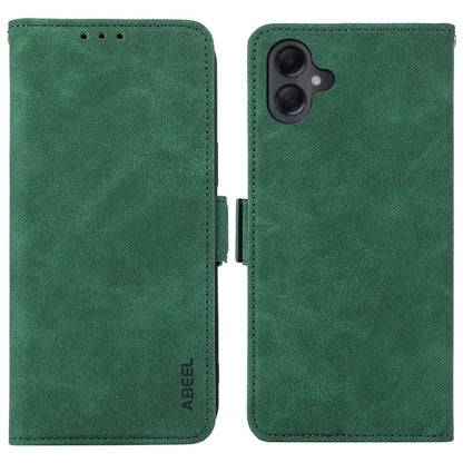 ABEEL For Samsung Galaxy A06 Case PU Leather Folio Stand View RFID Blocking Phone Cover