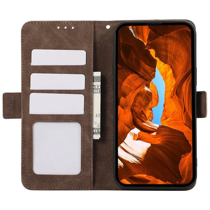 ABEEL For Samsung Galaxy A06 Case PU Leather Folio Stand View RFID Blocking Phone Cover