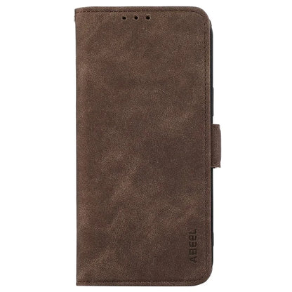 ABEEL For Samsung Galaxy A06 Case PU Leather Folio Stand View RFID Blocking Phone Cover