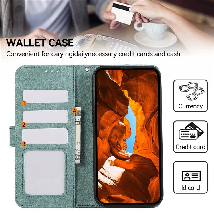 ABEEL For Samsung Galaxy A06 Case Color Splicing Leather Flip Phone Cover RFID Blocking