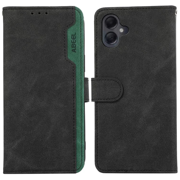 ABEEL For Samsung Galaxy A06 Case Color Splicing Leather Flip Phone Cover RFID Blocking