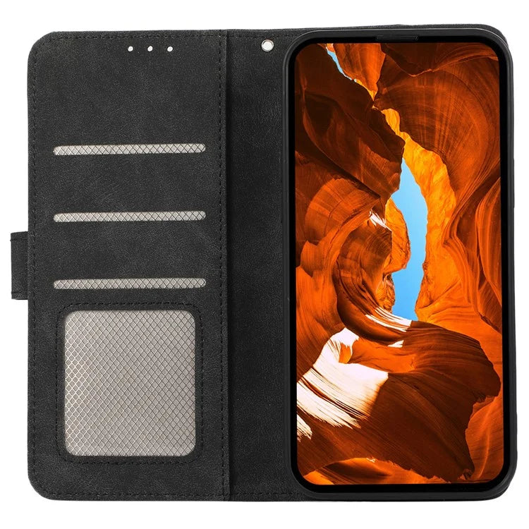 ABEEL For Samsung Galaxy A06 Case Color Splicing Leather Flip Phone Cover RFID Blocking