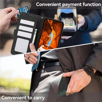 ABEEL For Samsung Galaxy A06 Case Color Splicing Leather Flip Phone Cover RFID Blocking