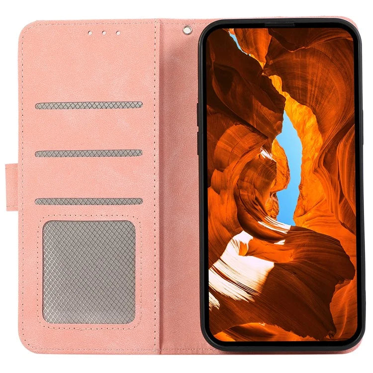 ABEEL For Samsung Galaxy A06 Case Color Splicing Leather Flip Phone Cover RFID Blocking
