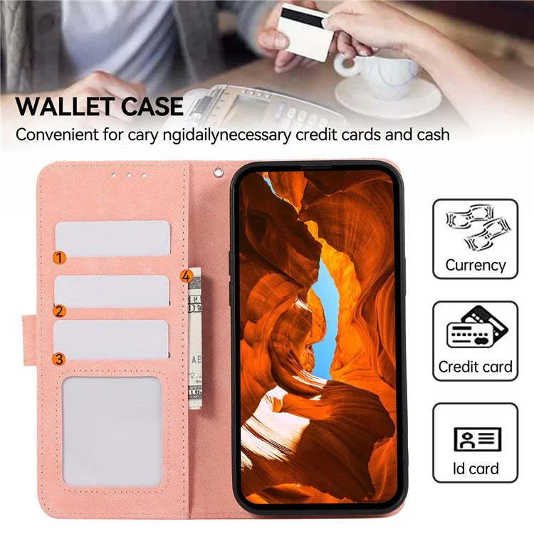 ABEEL For Samsung Galaxy A06 Case Color Splicing Leather Flip Phone Cover RFID Blocking