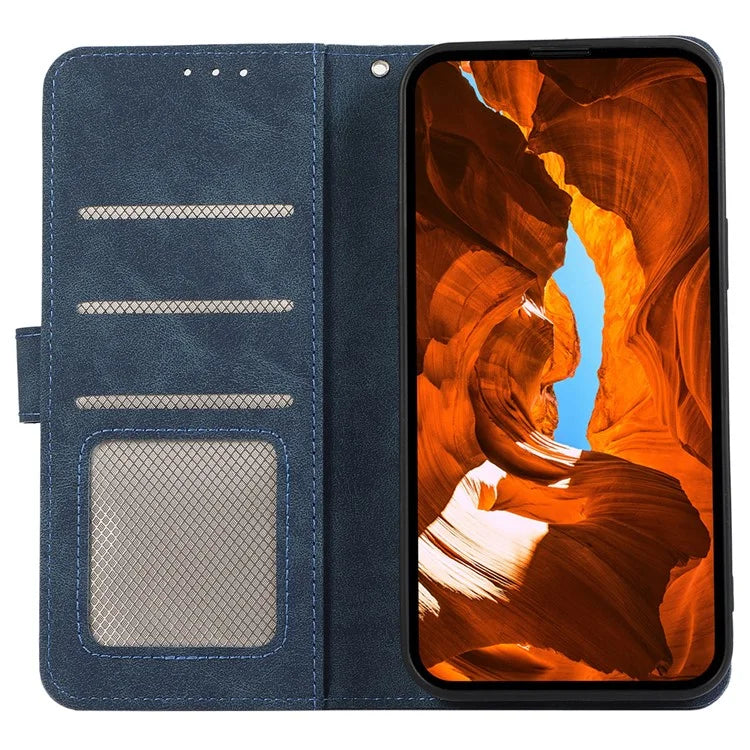 ABEEL For Samsung Galaxy A06 Case Color Splicing Leather Flip Phone Cover RFID Blocking