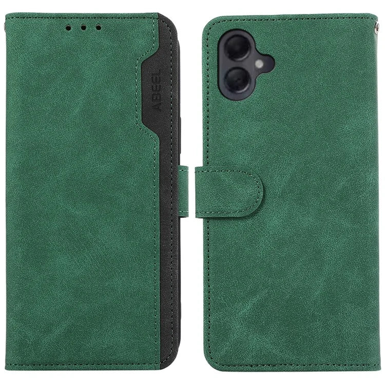 ABEEL For Samsung Galaxy A06 Case Color Splicing Leather Flip Phone Cover RFID Blocking