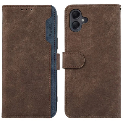 ABEEL For Samsung Galaxy A06 Case Color Splicing Leather Flip Phone Cover RFID Blocking
