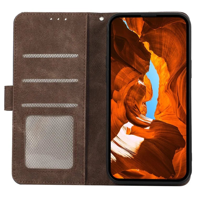 ABEEL For Samsung Galaxy A06 Case Color Splicing Leather Flip Phone Cover RFID Blocking