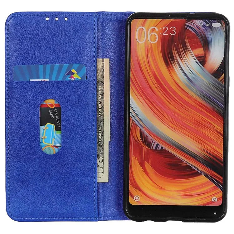 For Samsung Galaxy A16 5G Stand Case Split Leather Litchi Texture Wallet Phone Cover