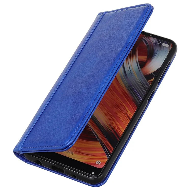 For Samsung Galaxy A16 5G Stand Case Split Leather Litchi Texture Wallet Phone Cover