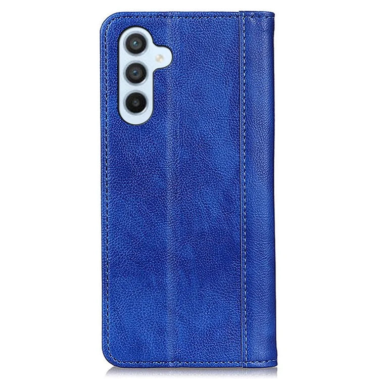 For Samsung Galaxy A16 5G Stand Case Split Leather Litchi Texture Wallet Phone Cover