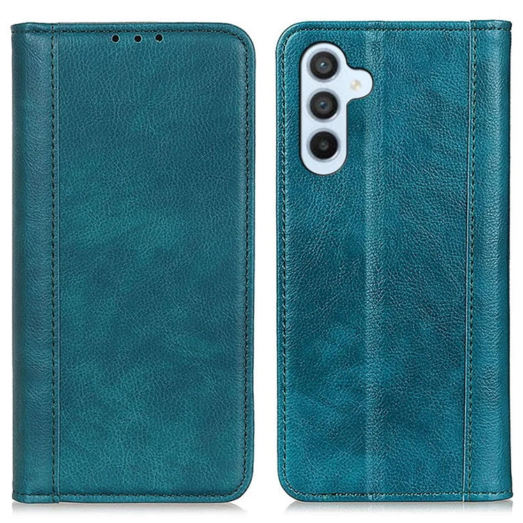 For Samsung Galaxy A16 5G Stand Case Split Leather Litchi Texture Wallet Phone Cover