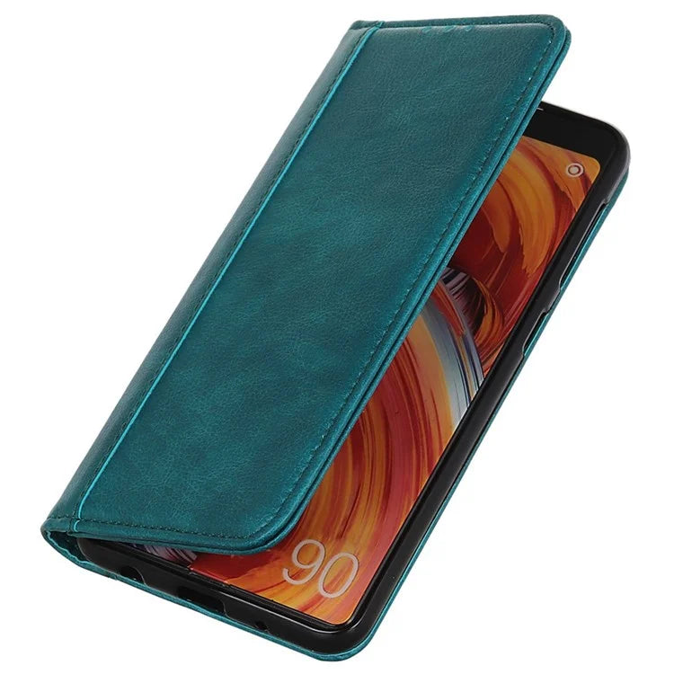 For Samsung Galaxy A16 5G Stand Case Split Leather Litchi Texture Wallet Phone Cover