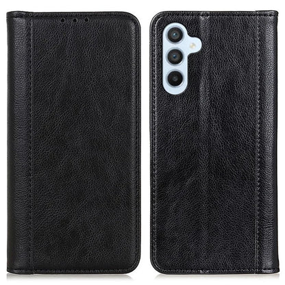 For Samsung Galaxy A16 5G Stand Case Split Leather Litchi Texture Wallet Phone Cover