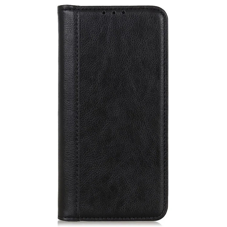 For Samsung Galaxy A16 5G Stand Case Split Leather Litchi Texture Wallet Phone Cover