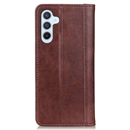 For Samsung Galaxy A16 5G Stand Case Split Leather Litchi Texture Wallet Phone Cover