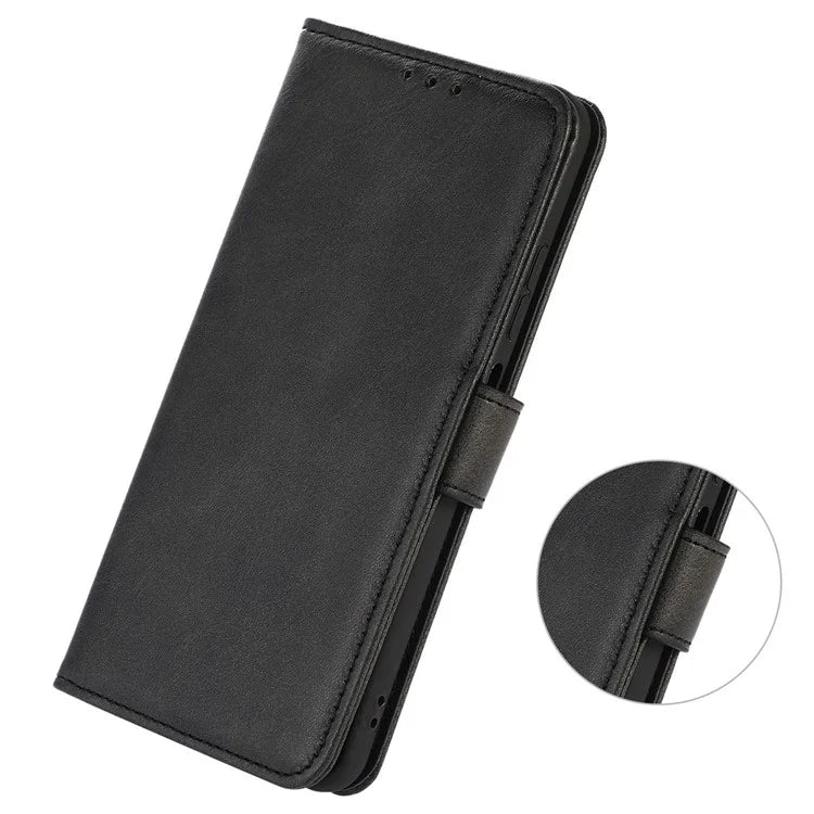 For Samsung Galaxy A16 5G Case Cowhide Texture Leather Wallet Phone Cover with Stand