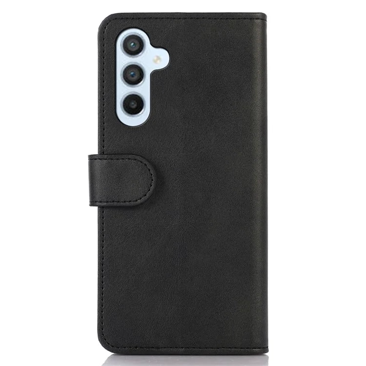 For Samsung Galaxy A16 5G Case Cowhide Texture Leather Wallet Phone Cover with Stand