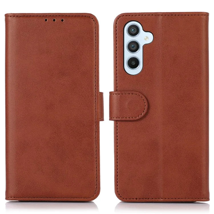 For Samsung Galaxy A16 5G Case Cowhide Texture Leather Wallet Phone Cover with Stand