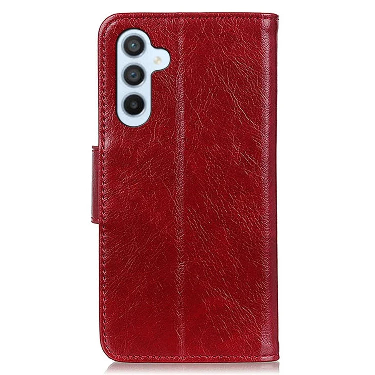 For Samsung Galaxy A16 5G Case Nappa Texture Split Leather Wallet Phone Cover