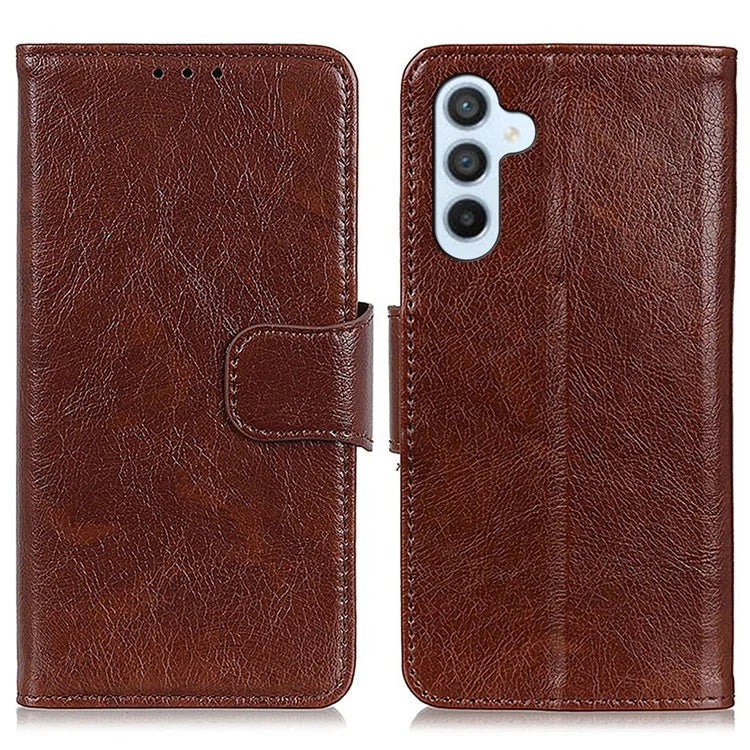For Samsung Galaxy A16 5G Case Nappa Texture Split Leather Wallet Phone Cover