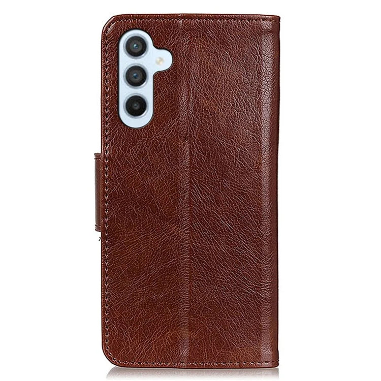 For Samsung Galaxy A16 5G Case Nappa Texture Split Leather Wallet Phone Cover