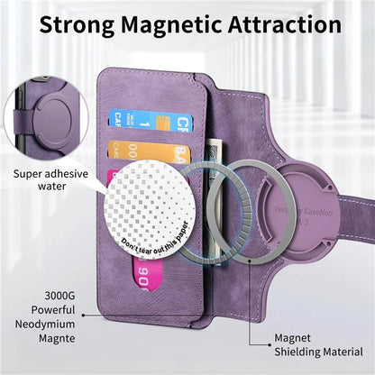 CASENEO MW-03 For Samsung Galaxy S23 Case Wallet Stand Detachable 2-in-1 Leather Phone Cover