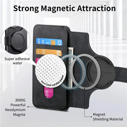 CASENEO MW-03 For Samsung Galaxy S23 Case Wallet Stand Detachable 2-in-1 Leather Phone Cover